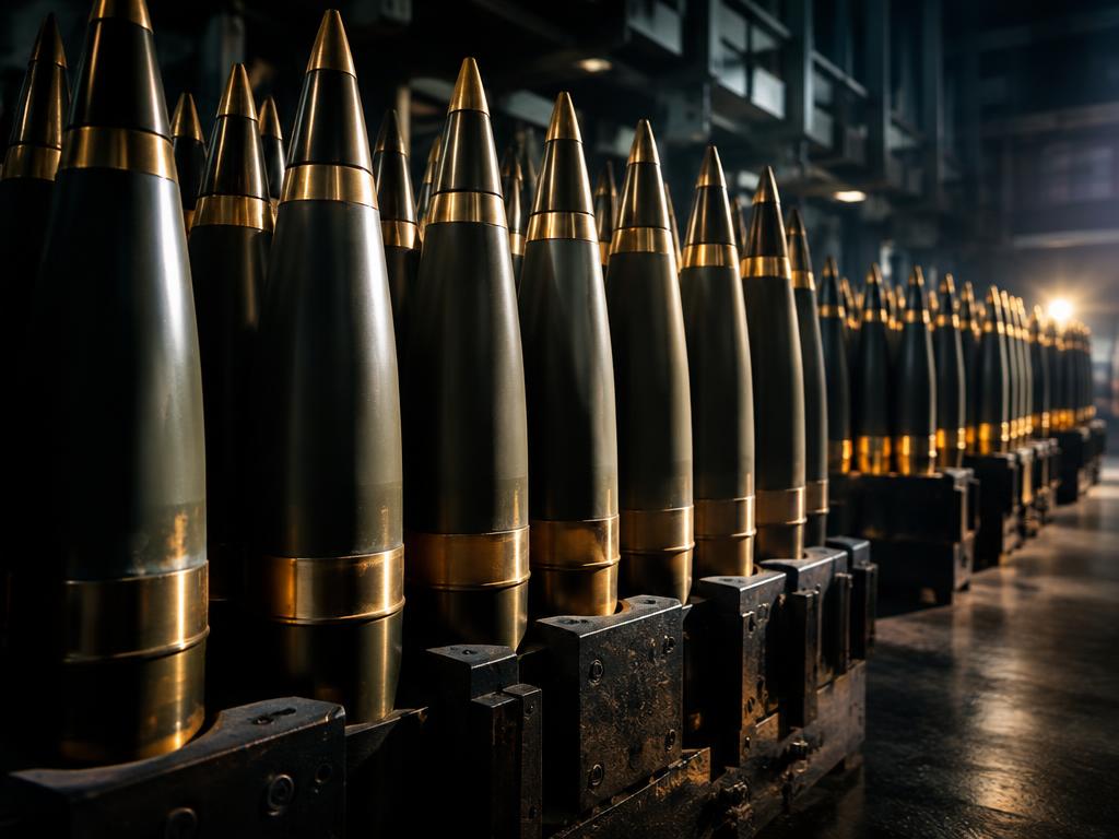 Artillery munitions in low light
